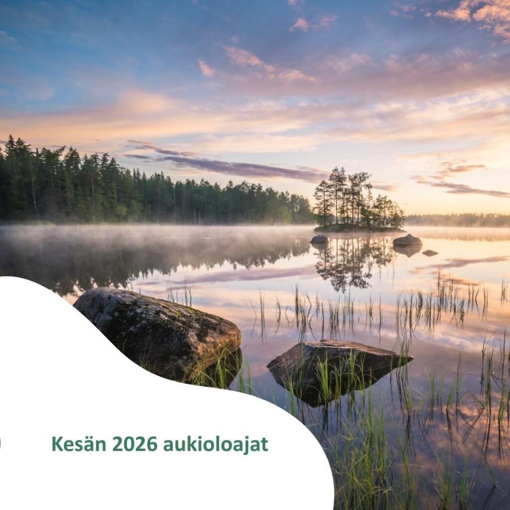 Kesä 2026 aukioloajat